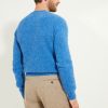 Crew-neck Sweater / Shaggy Shetland Wool