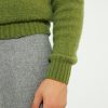 Crew-neck Sweater / Shaggy Shetland Wool