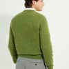 Crew-neck Sweater / Shaggy Shetland Wool