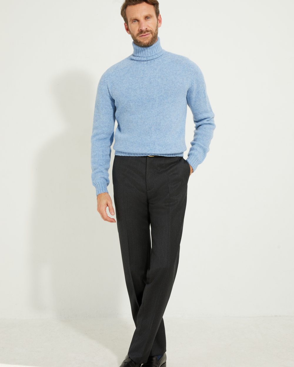 Turtleneck Sweater / Shetland Wool