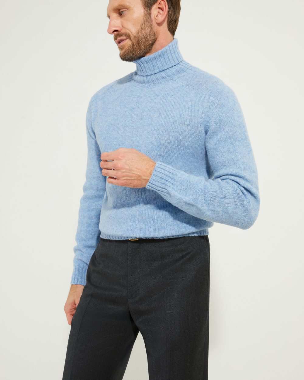 Turtleneck Sweater / Shetland Wool