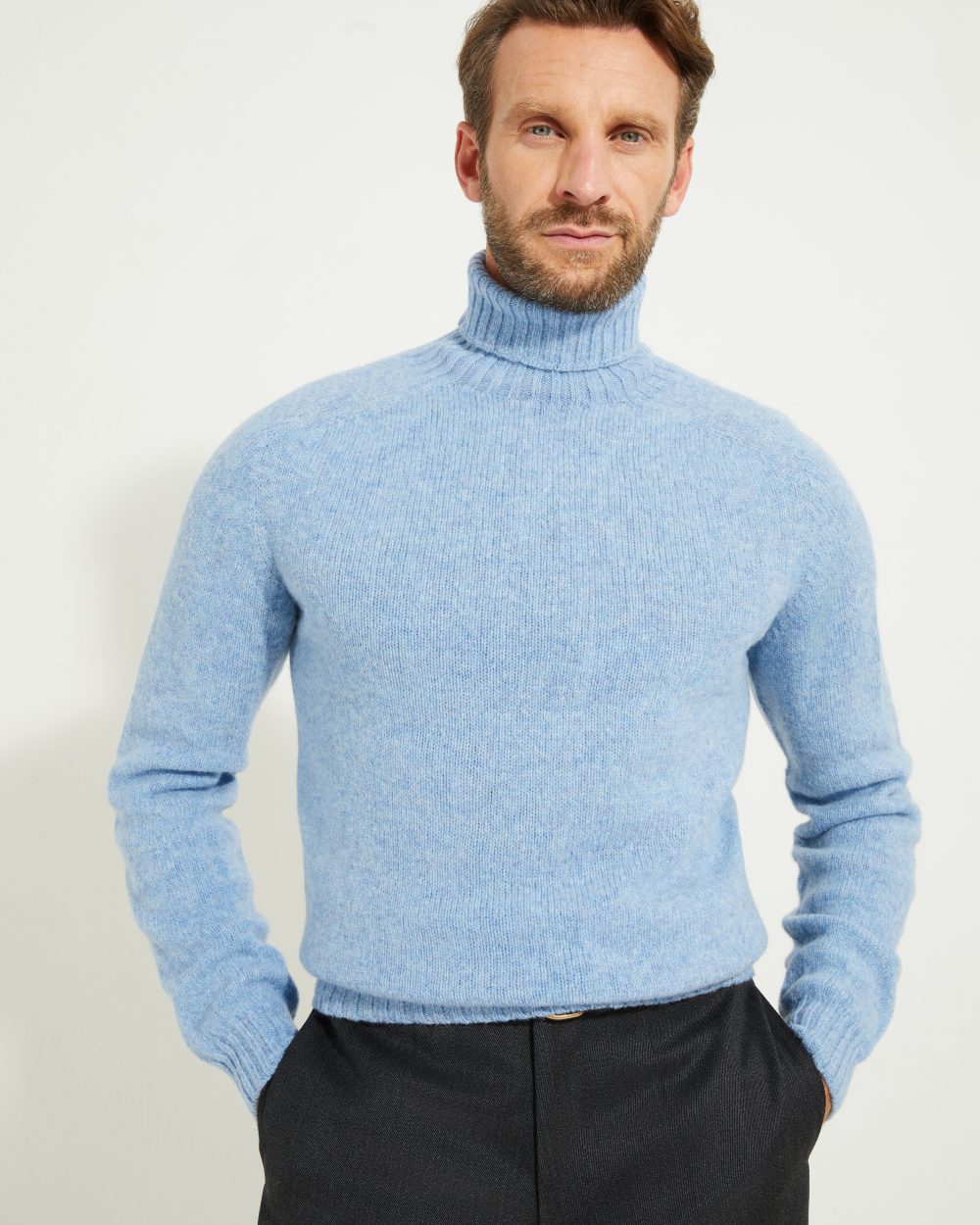 Turtleneck Sweater / Shetland Wool