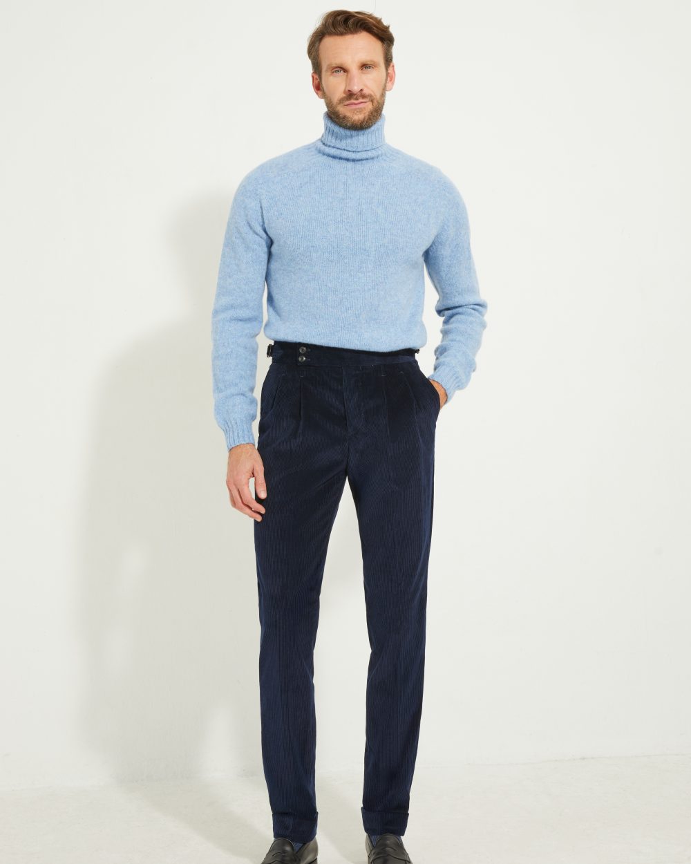 S4 Two Pleats Trousers / Corduroy