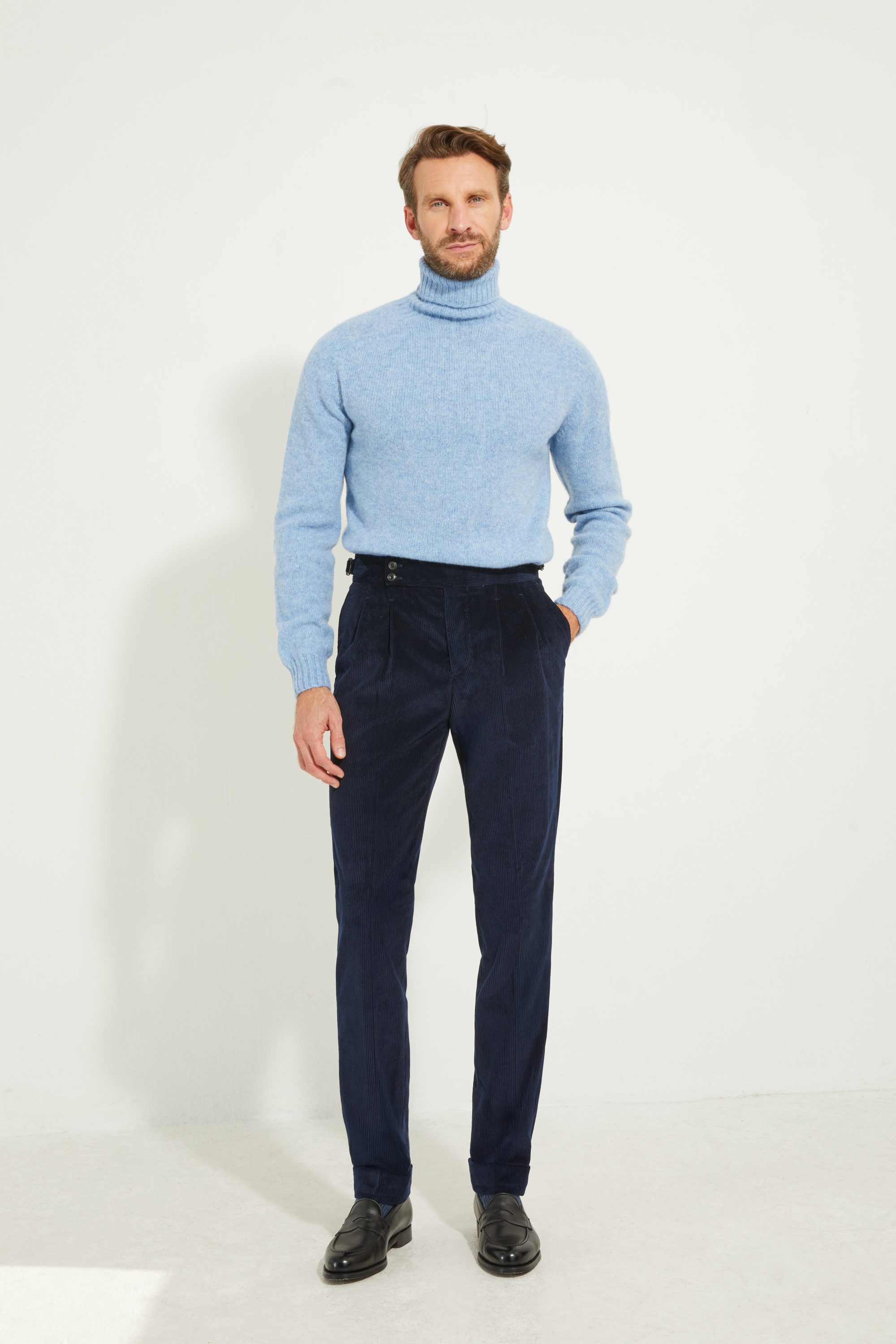 S4 Two Pleats Trousers / Corduroy