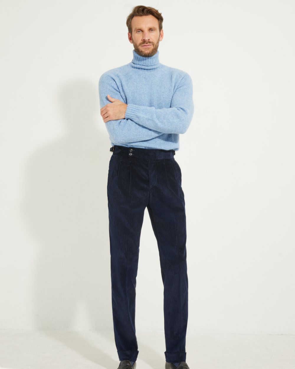 S4 Two Pleats Trousers / Corduroy