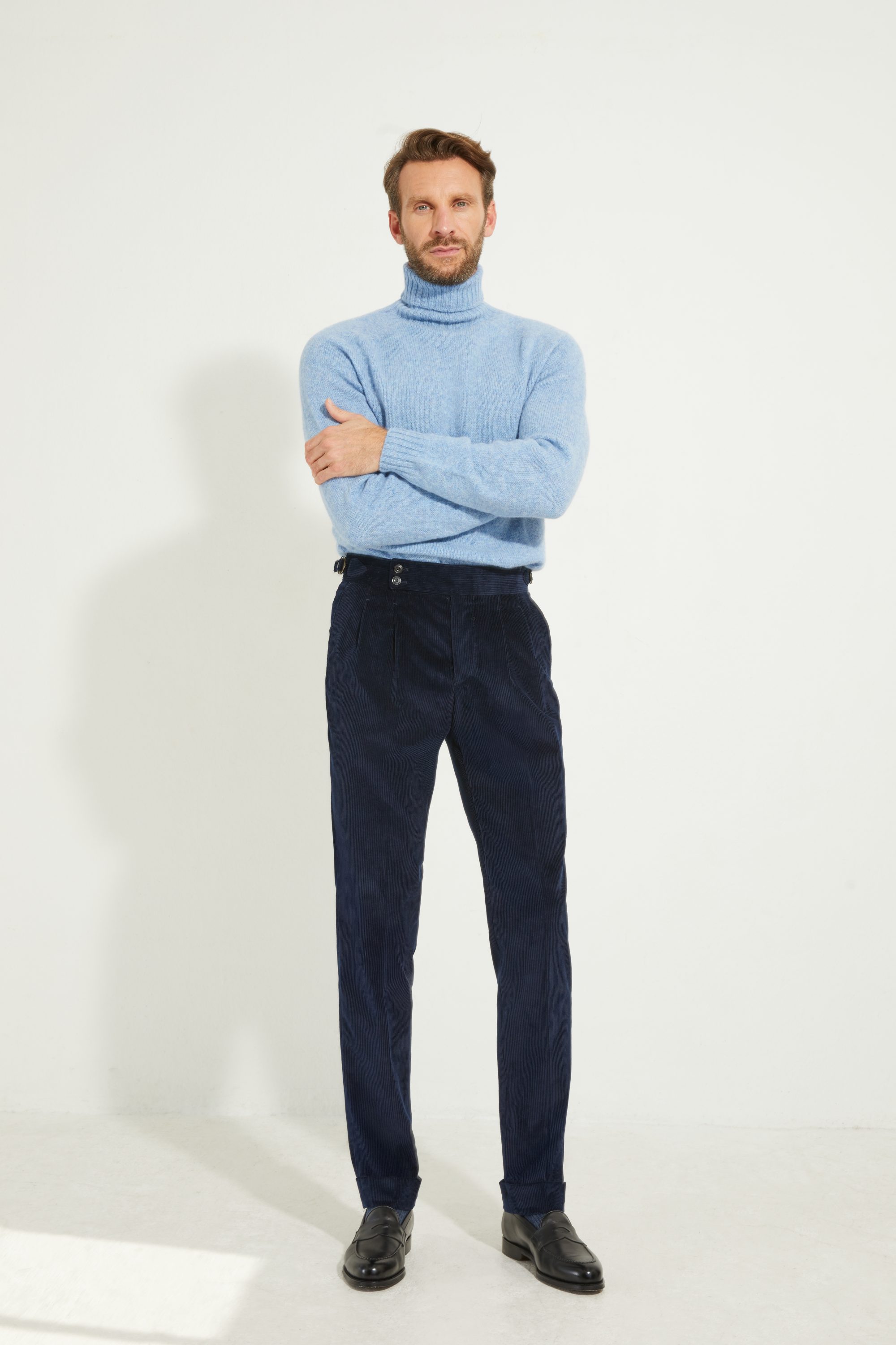 S4 Two Pleats Trousers / Corduroy