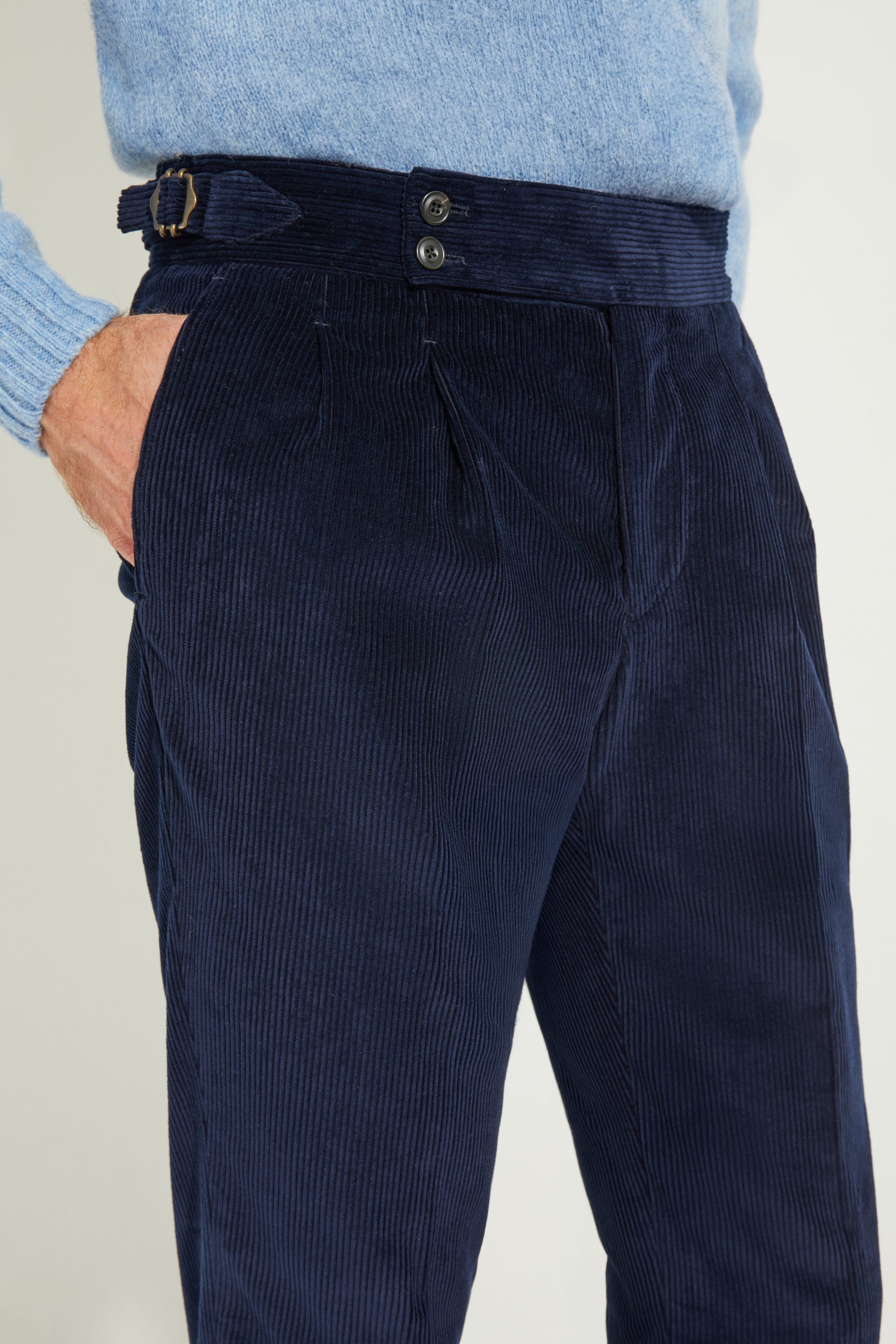 S4 Two Pleats Trousers / Corduroy