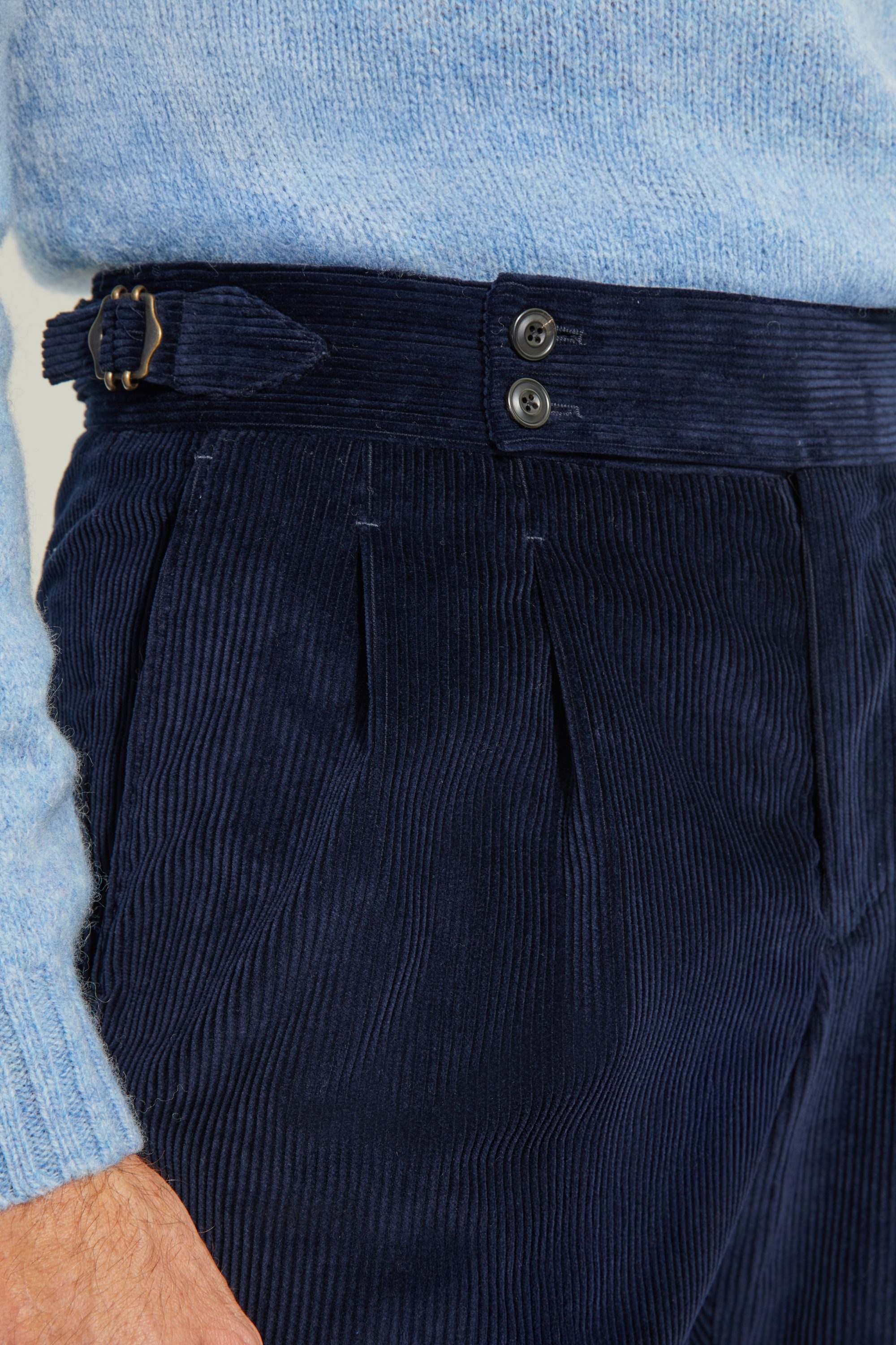 S4 Two Pleats Trousers / Corduroy