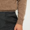 Crew-neck Sweater / Shaggy Shetland Wool