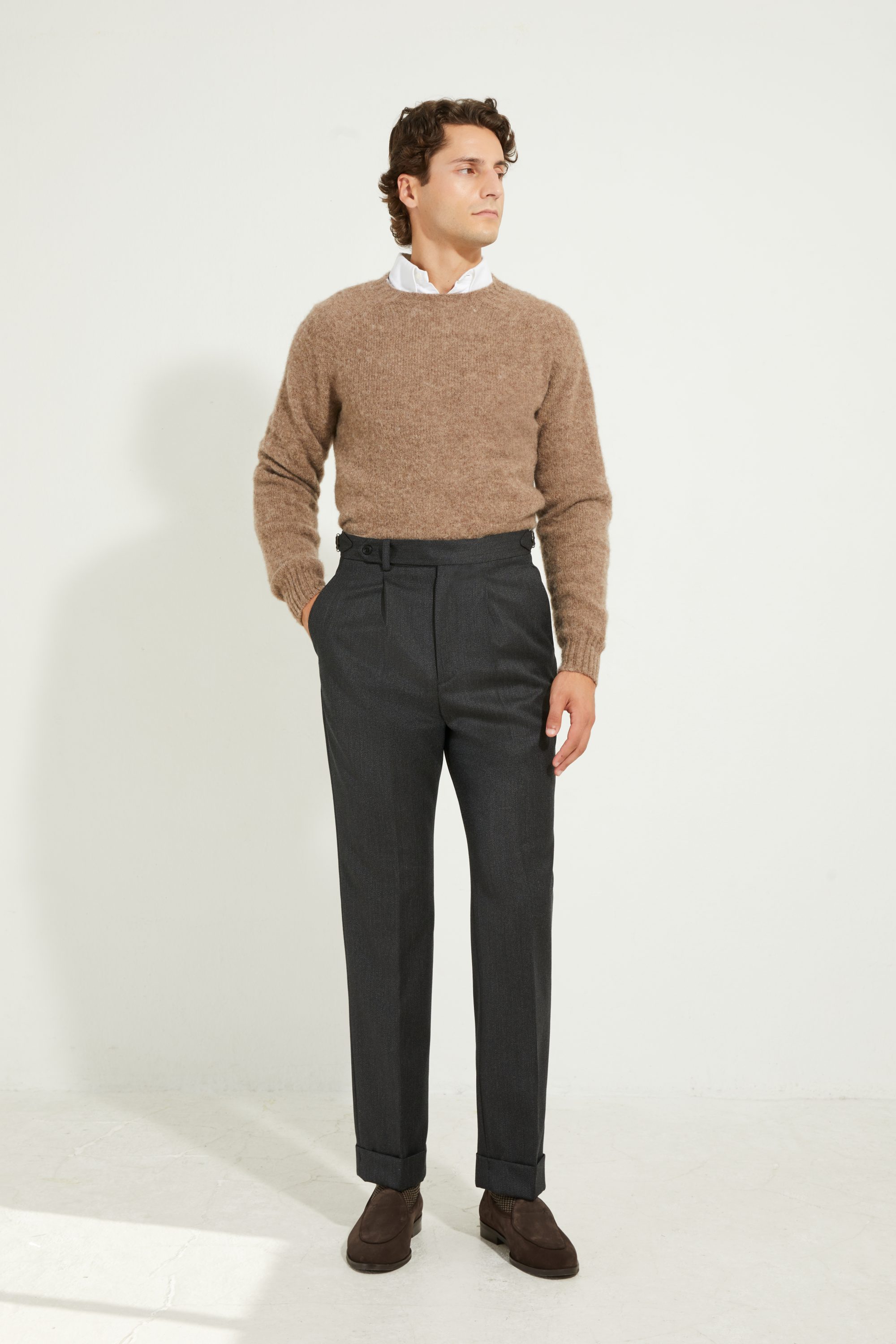 S3 Single Pleat Trousers / Whipcord