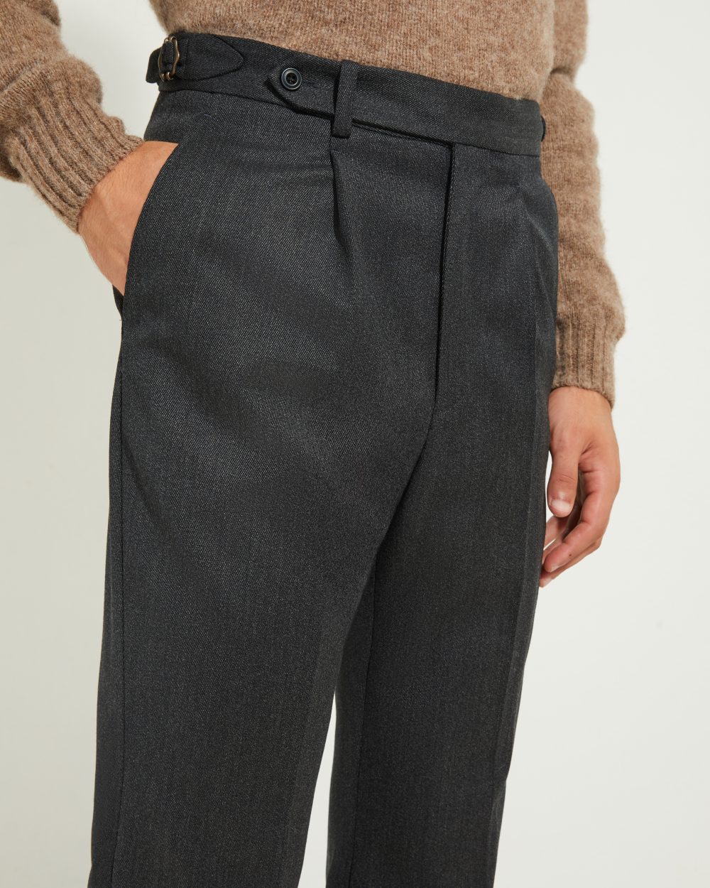 S3 Single Pleat Trousers / Whipcord