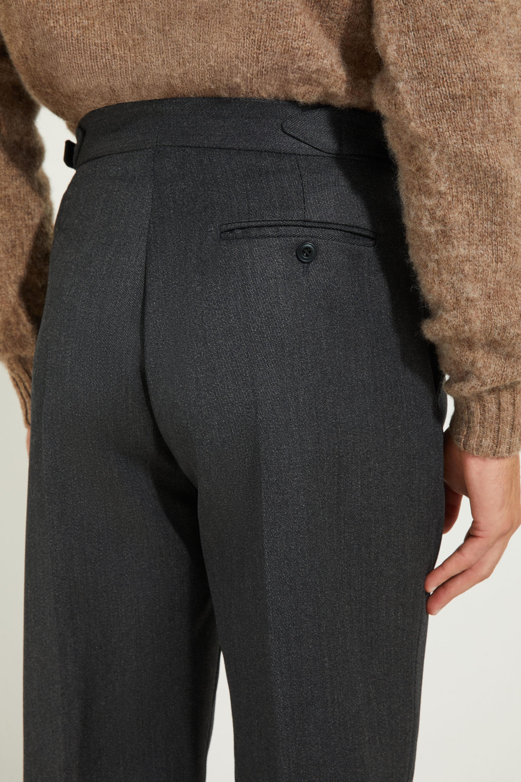 S3 Single Pleat Trousers / Whipcord
