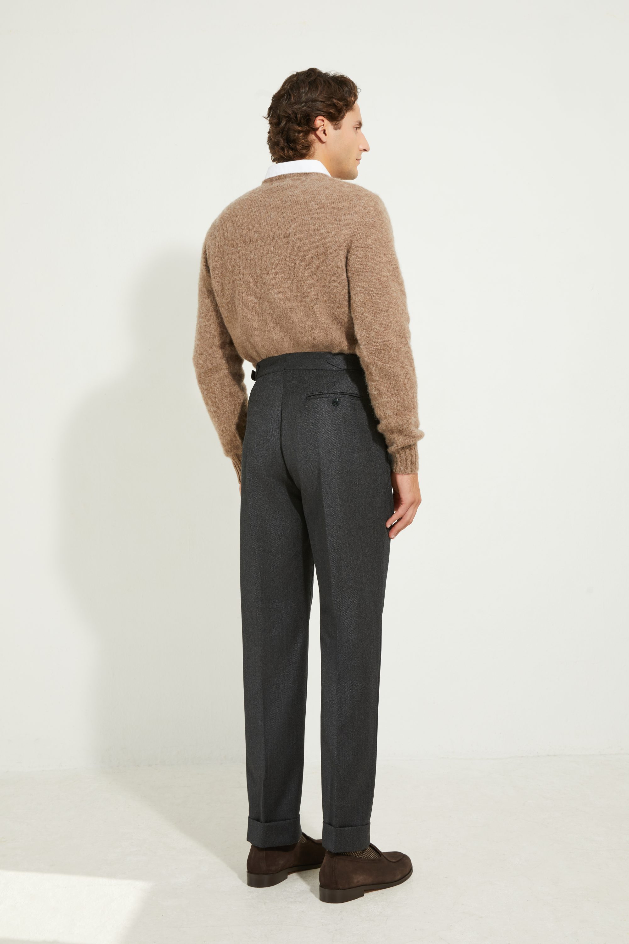 S3 Single Pleat Trousers / Whipcord