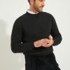 Crew-neck Sweater / Shaggy Shetland Wool
