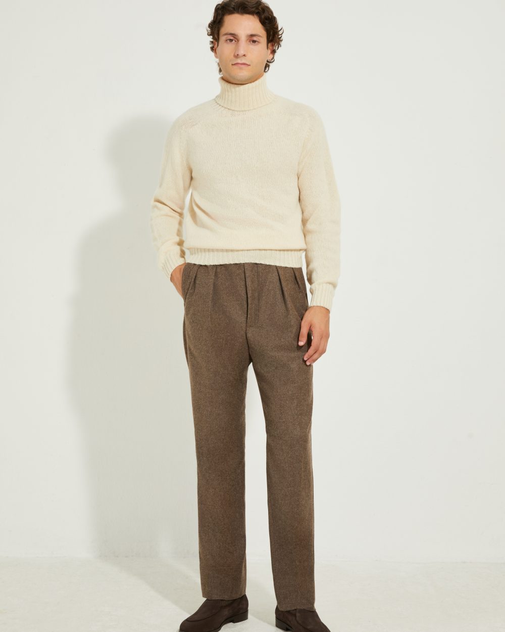 Turtleneck Sweater / Shetland Wool