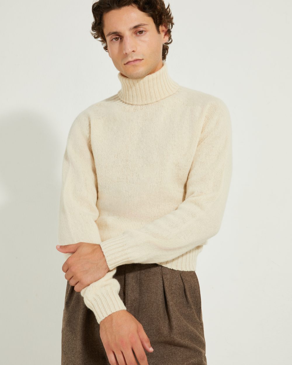 Turtleneck Sweater / Shetland Wool
