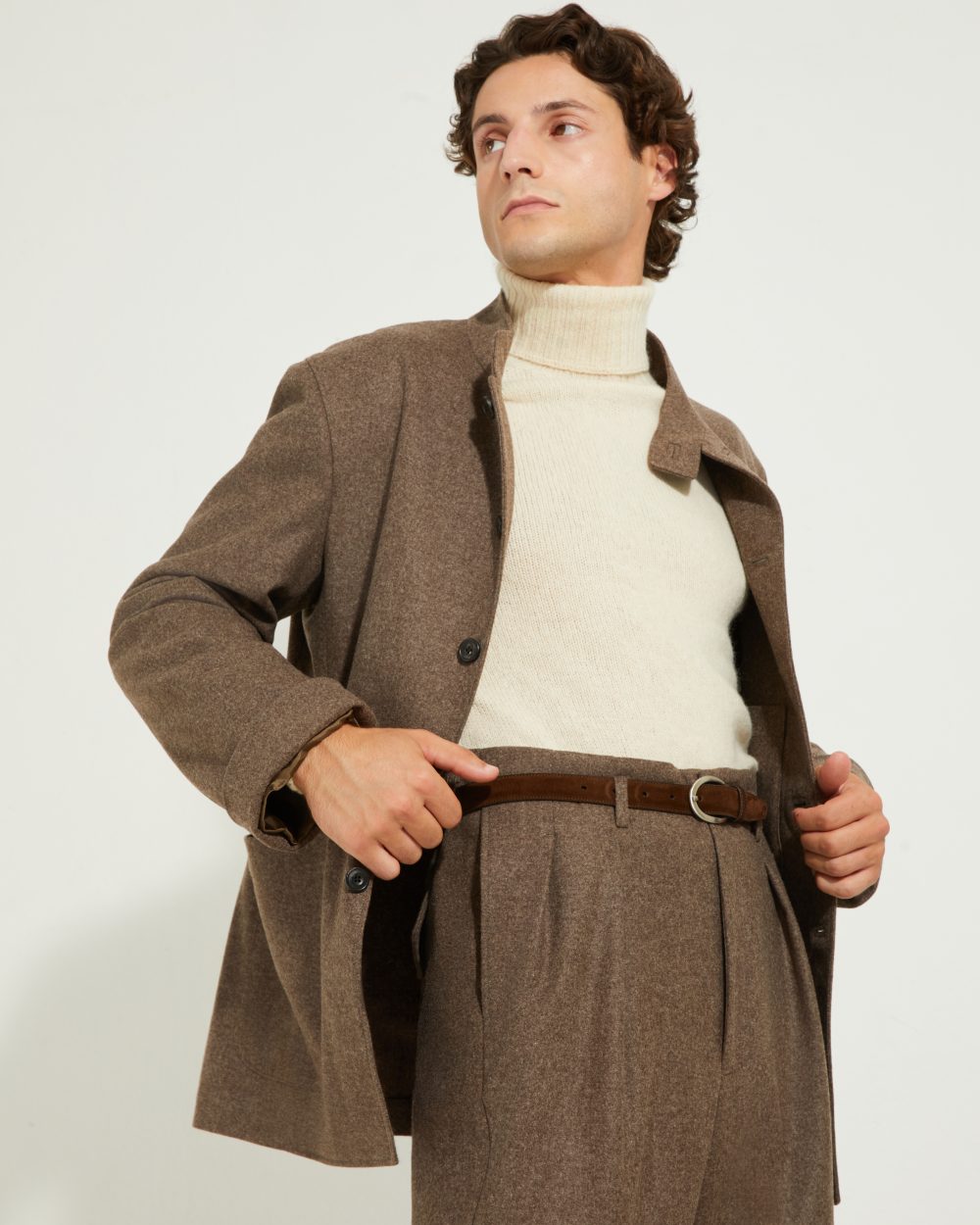 Turtleneck Sweater / Shetland Wool