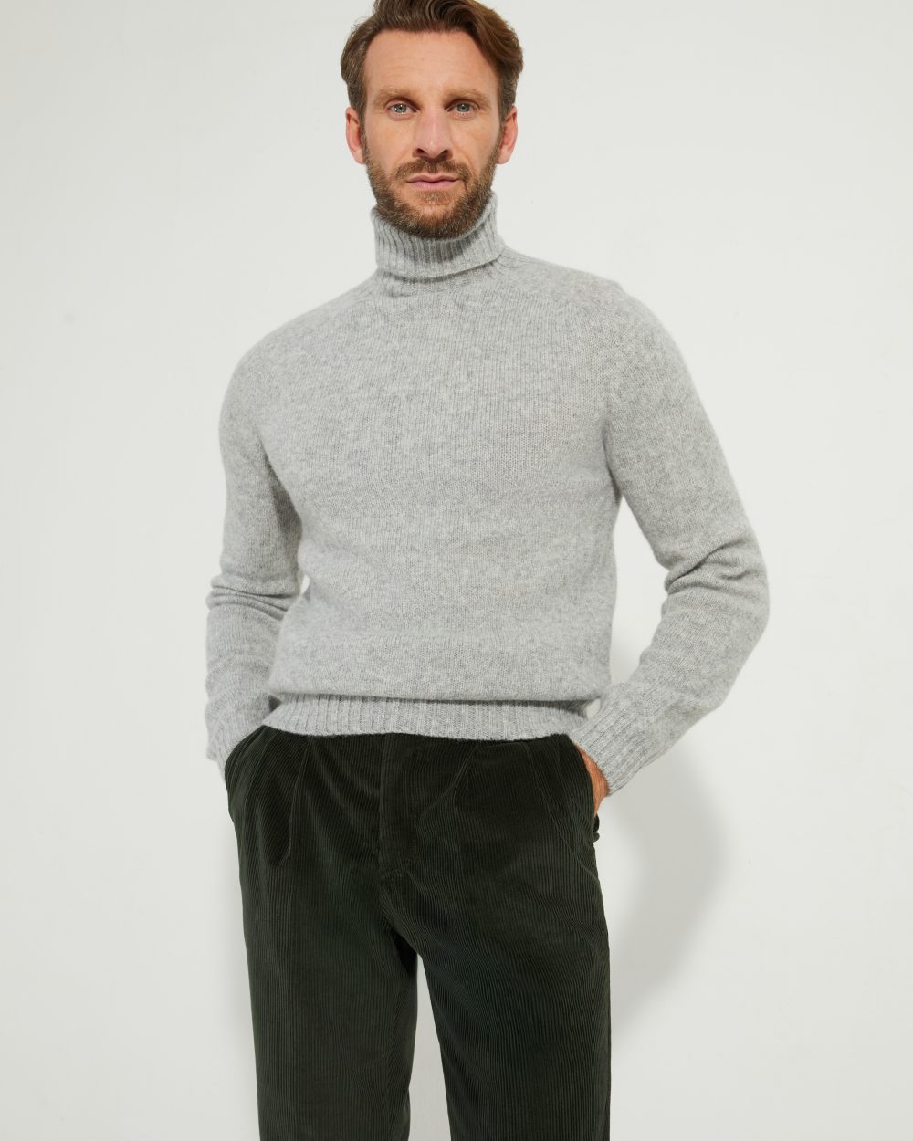 Turtleneck Sweater / Shetland Wool