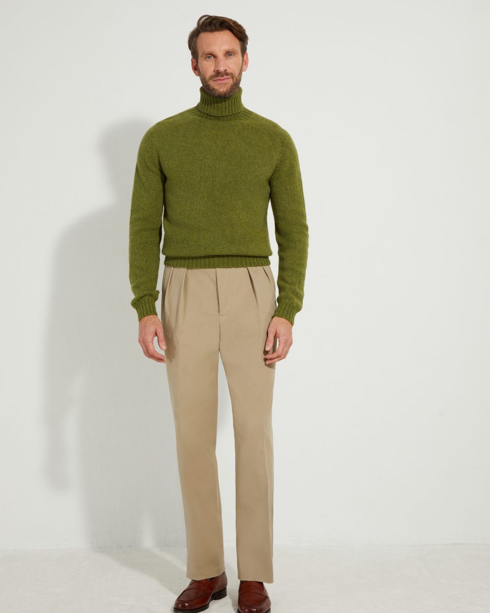 Turtleneck Sweater / Shetland Wool