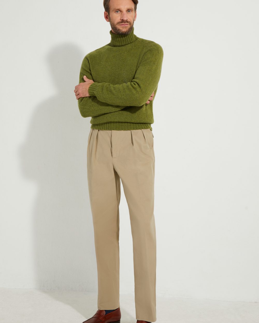 Turtleneck Sweater / Shetland Wool