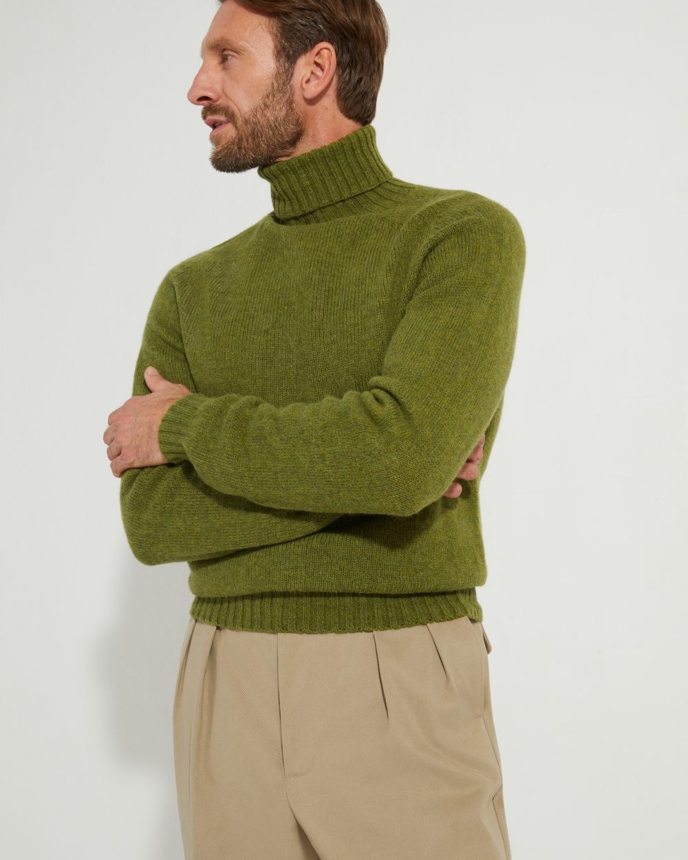 Turtleneck Sweater / Shetland Wool