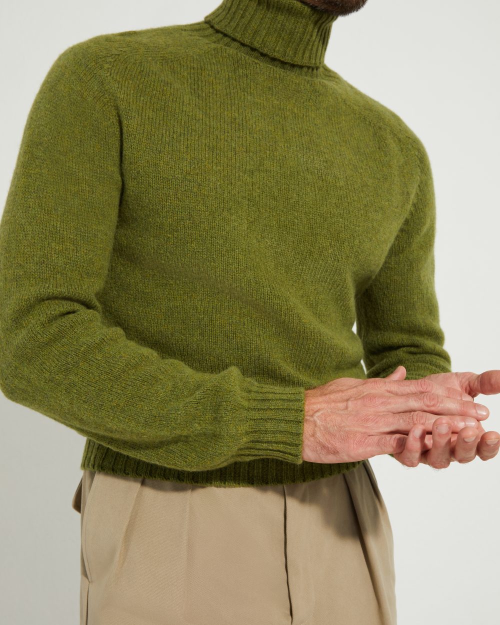 Turtleneck Sweater / Shetland Wool