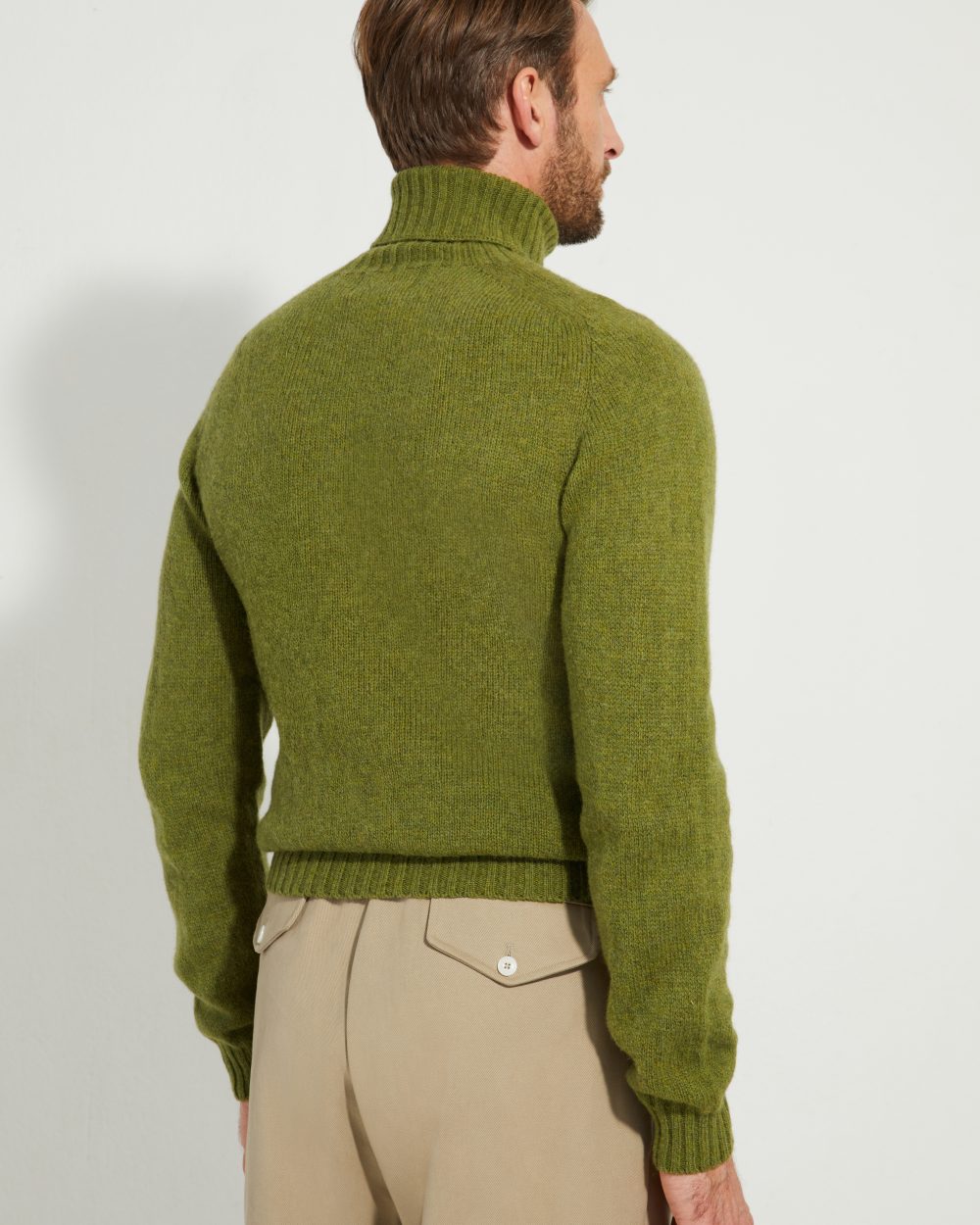 Turtleneck Sweater / Shetland Wool