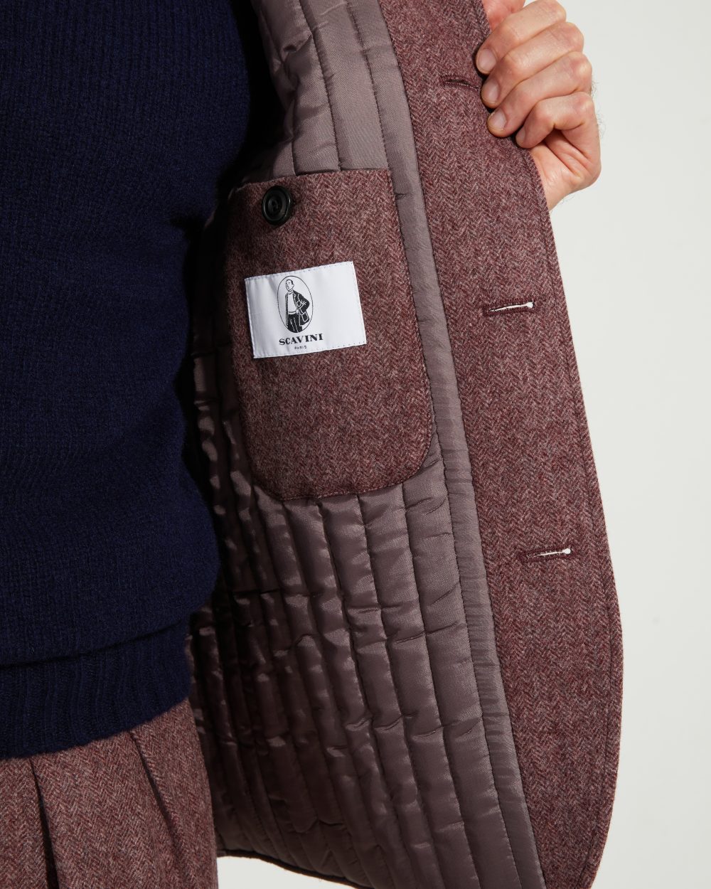 Gilet Maubourg / Flanelle chevrons