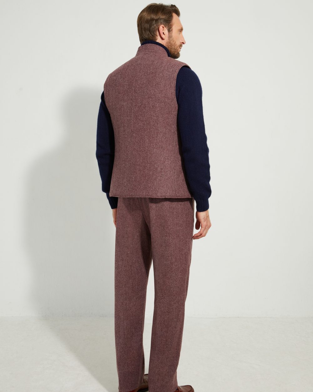 Gilet Maubourg / Flanelle chevrons