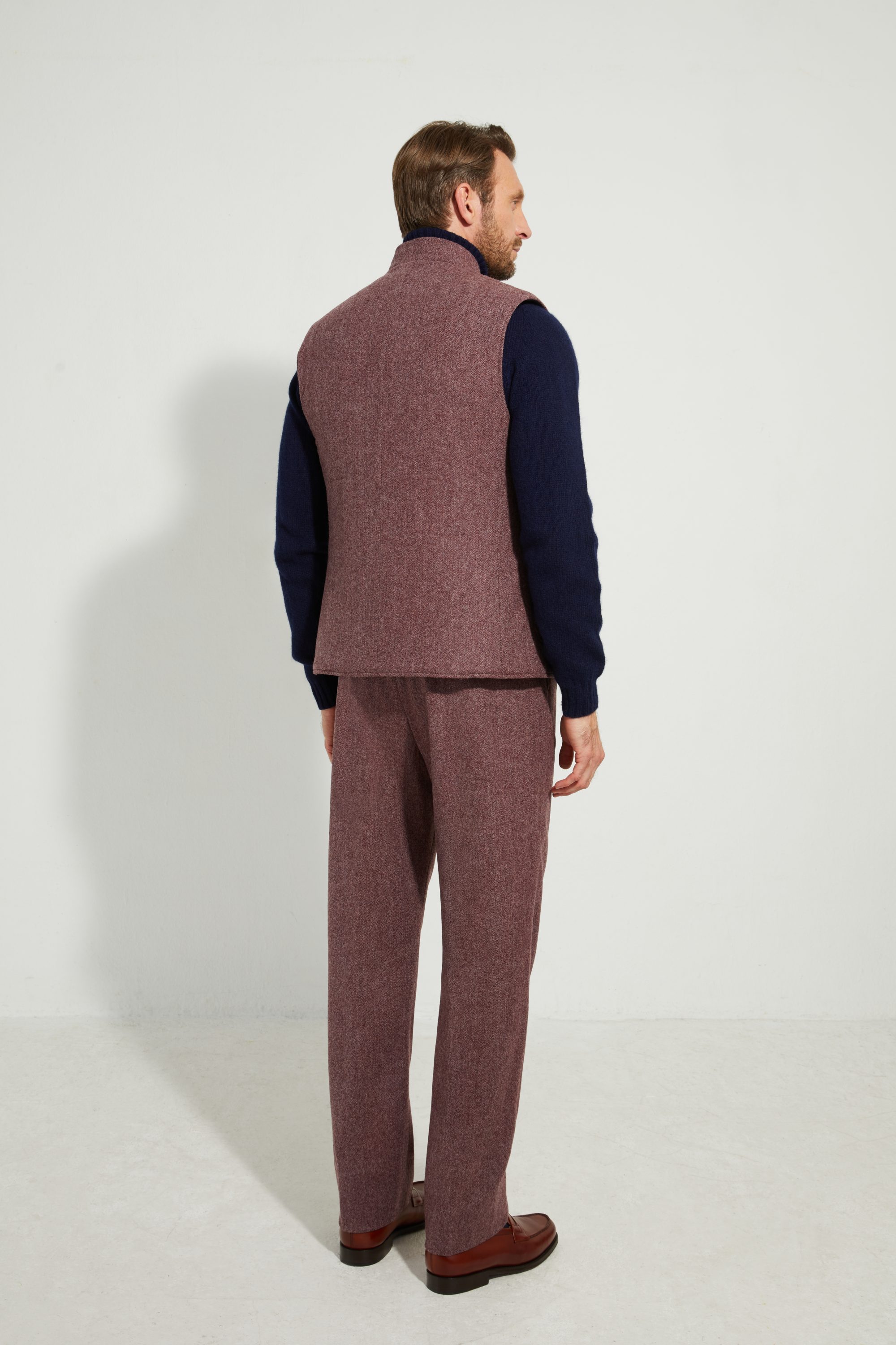 Gilet Maubourg / Flanelle chevrons