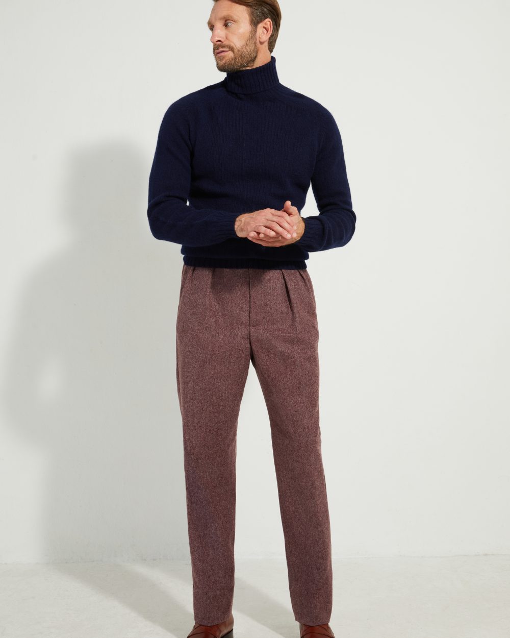 Turtleneck Sweater / Shetland Wool