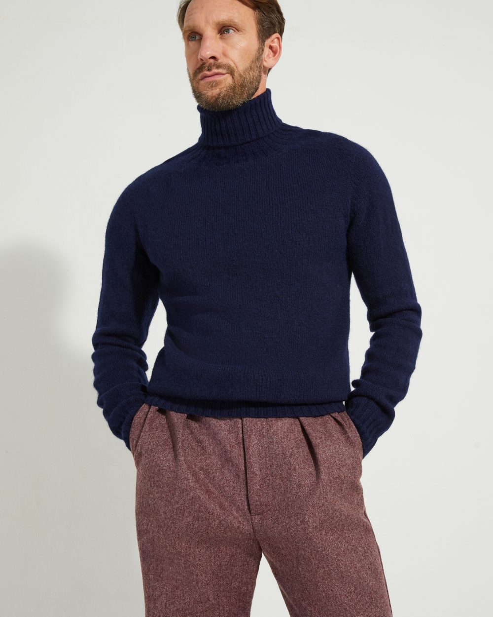 Turtleneck Sweater / Shetland Wool