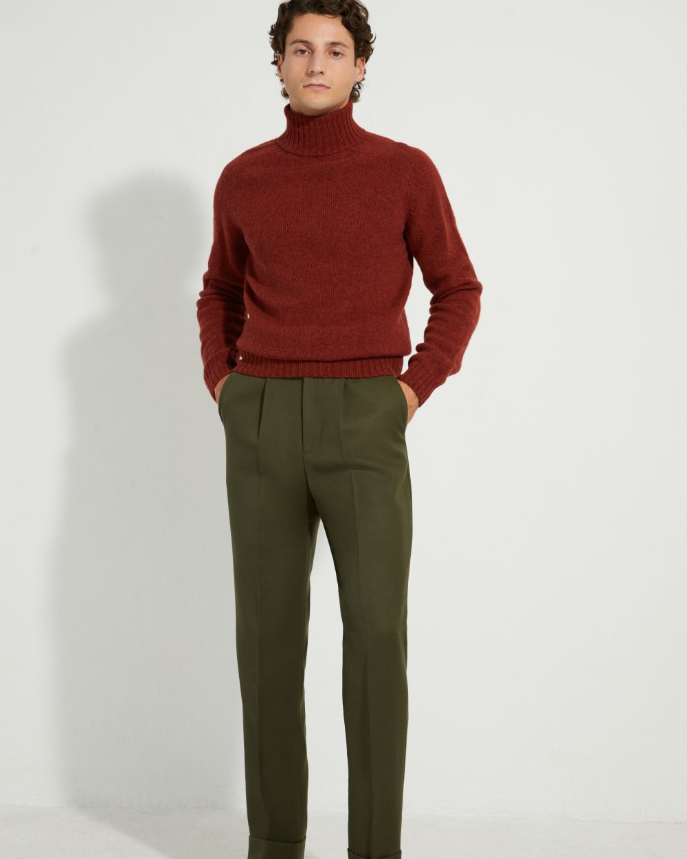 Turtleneck Sweater / Shetland Wool
