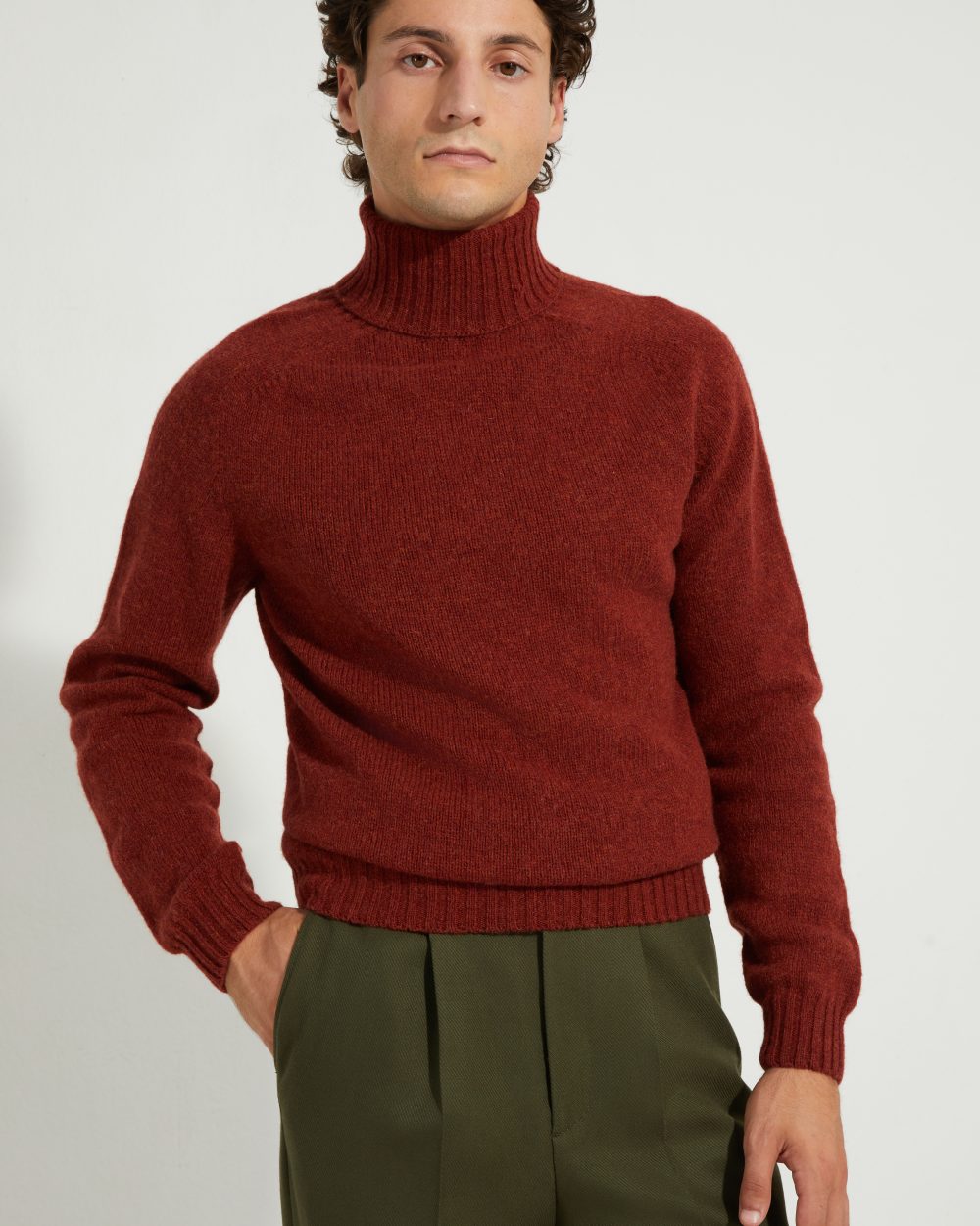 Turtleneck Sweater / Shetland Wool