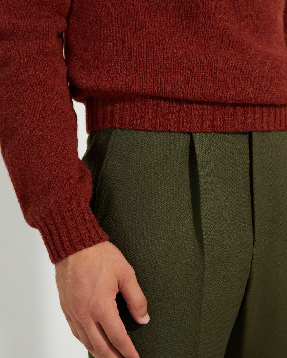 Turtleneck Sweater / Shetland Wool