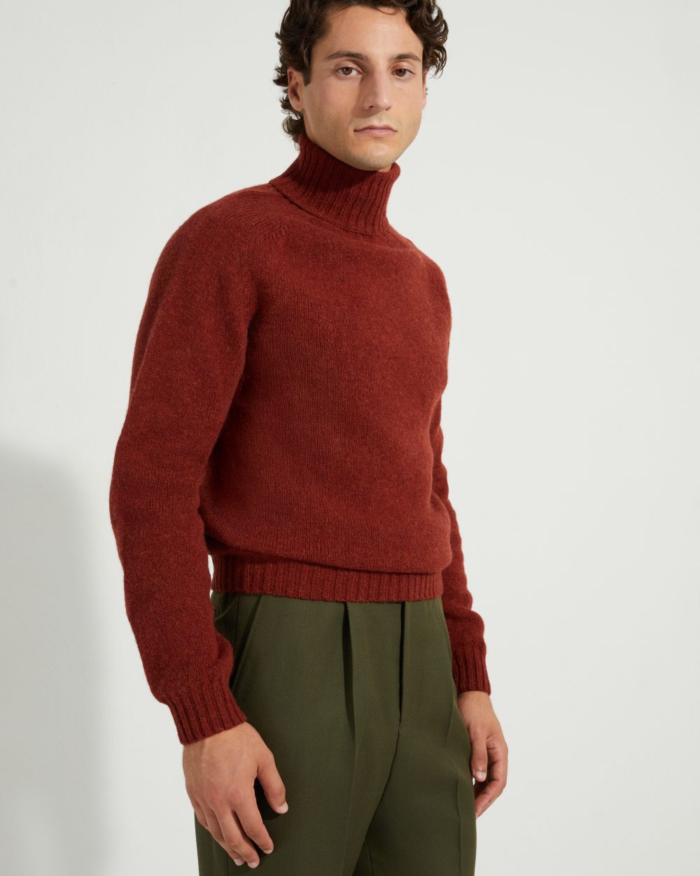 Turtleneck Sweater / Shetland Wool