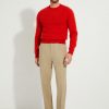 Crew-neck Sweater / Shaggy Shetland Wool