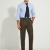 S4 Two Pleats Trousers / Flannel
