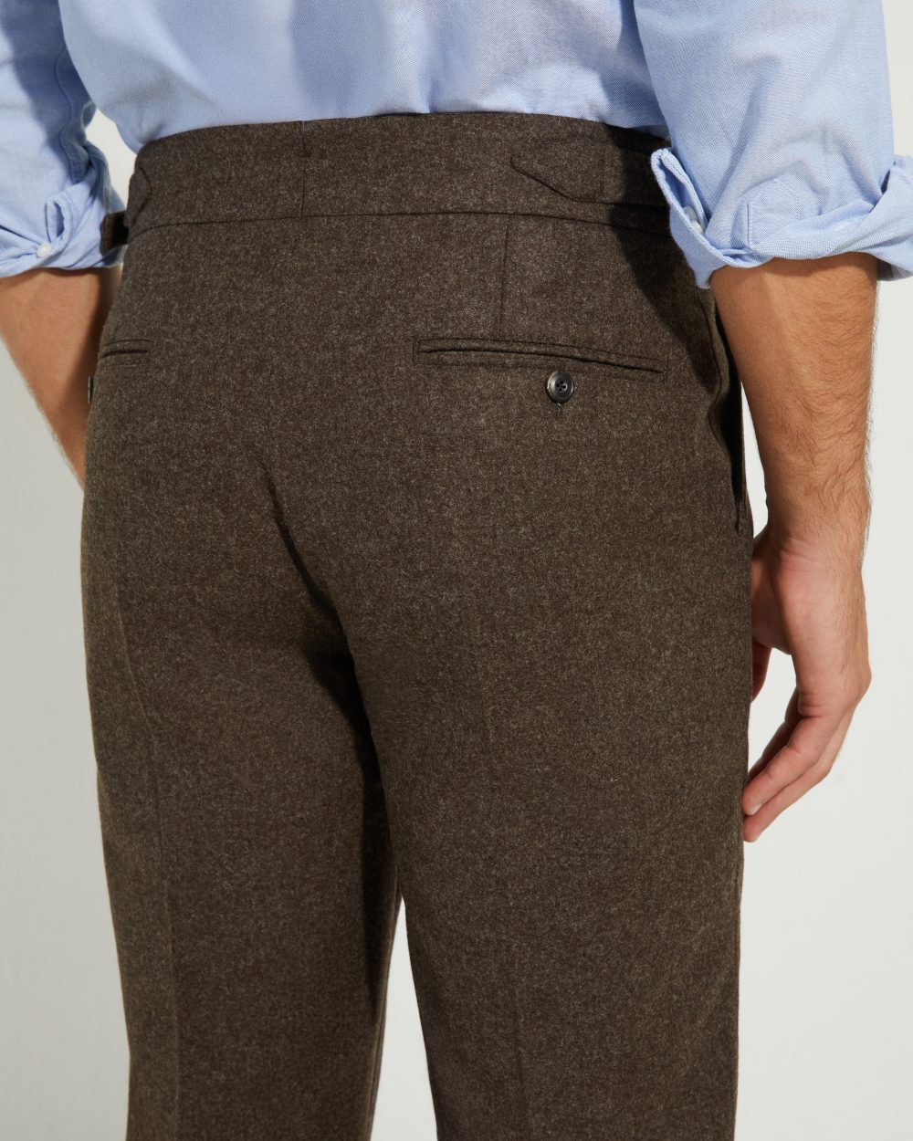 S4 Two Pleats Trousers / Flannel