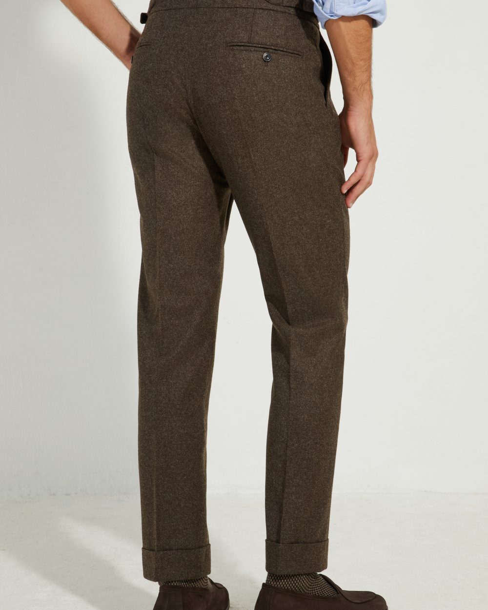 S4 Two Pleats Trousers / Flannel
