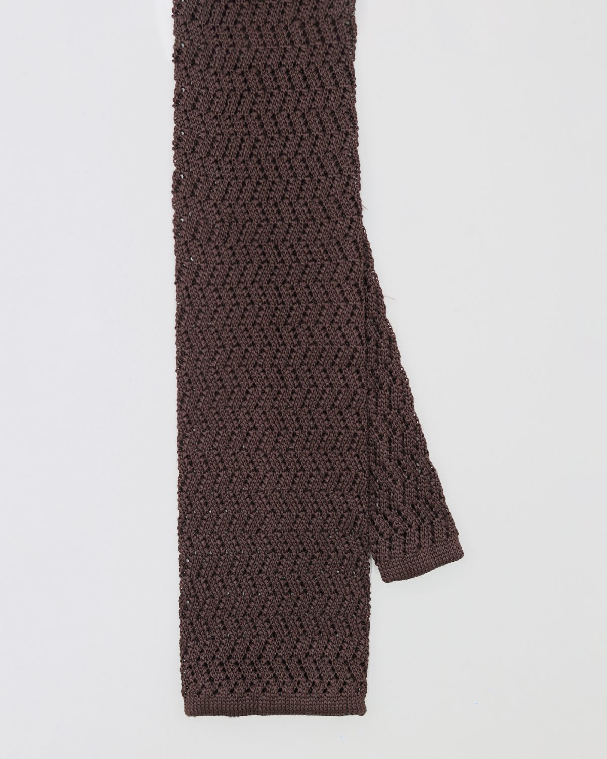 Cravate tricot - Marron