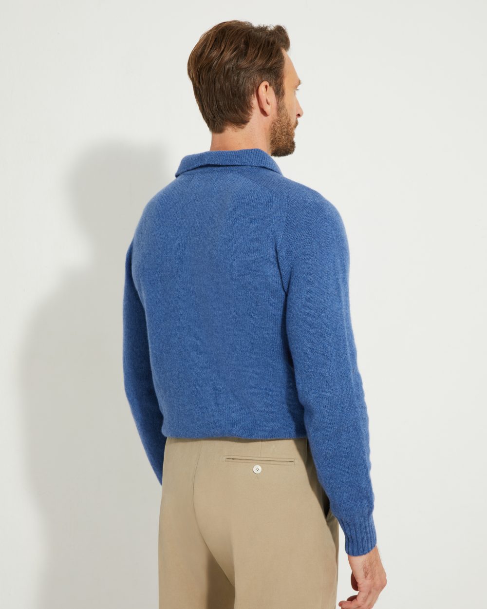 Knit Polo / Shetland Wool