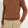 Knit Polo / Shetland Wool