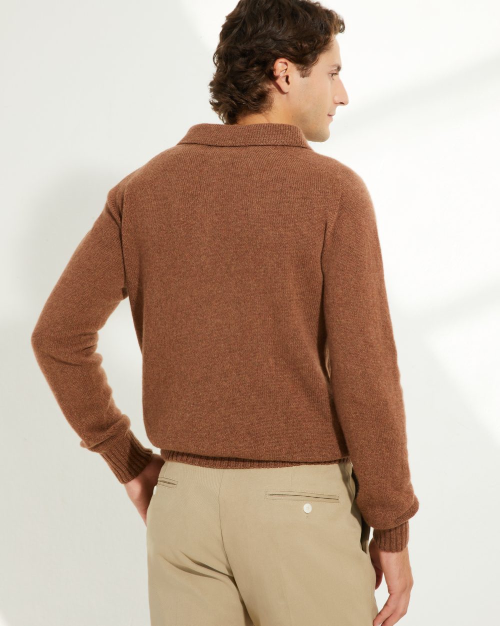 Knit Polo / Shetland Wool