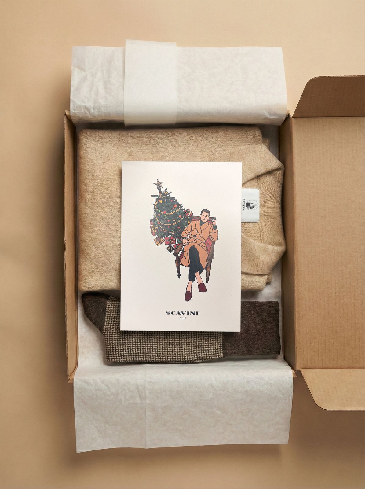 Illustration du coffret de noël Scavini