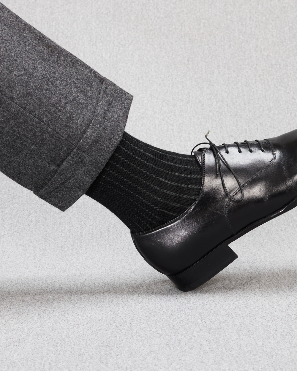 Chaussettes Mi-Bas par Mes Chaussettes Rouges / Rayures Noir