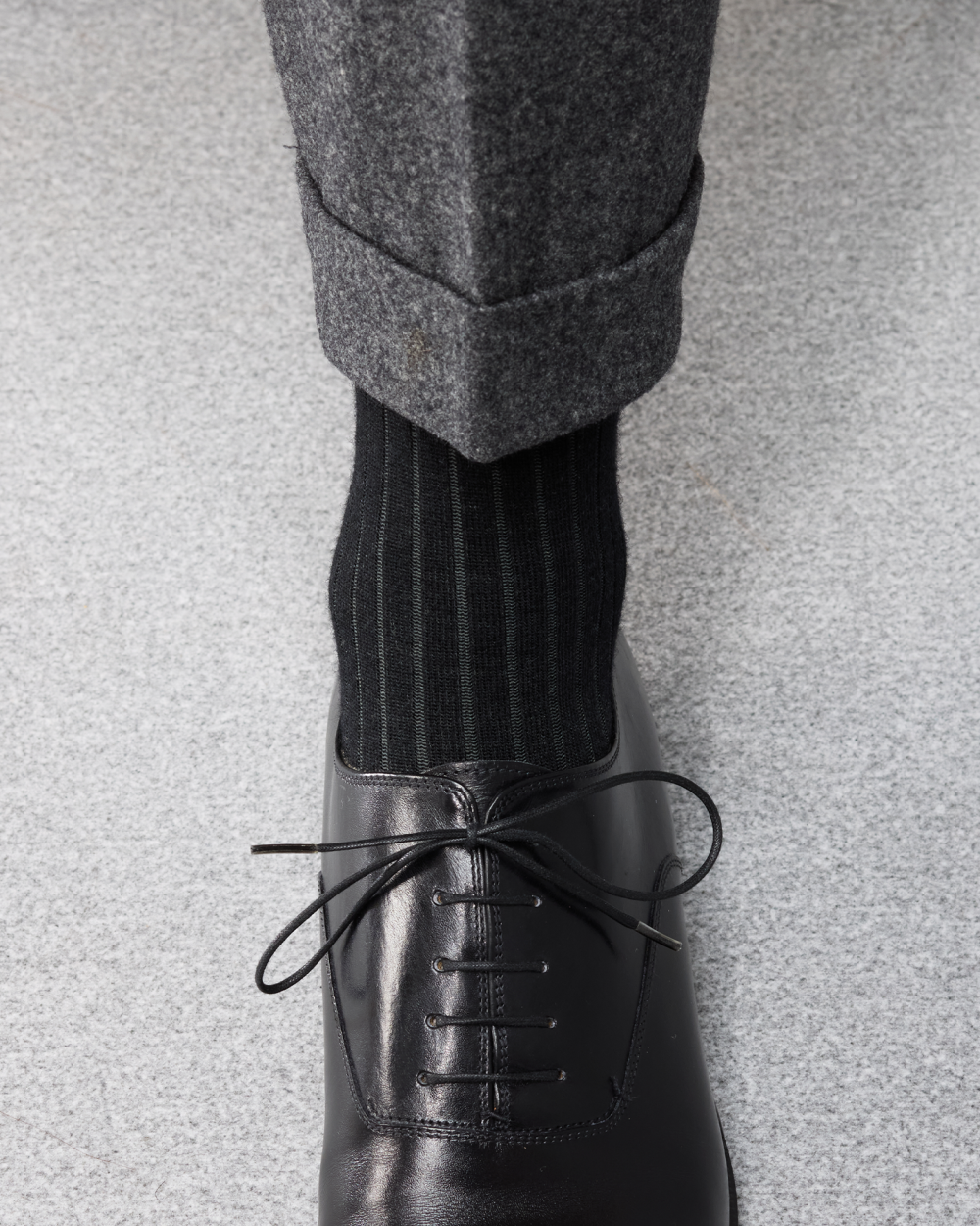 Chaussettes Mi-Bas par Mes Chaussettes Rouges / Rayures Noir