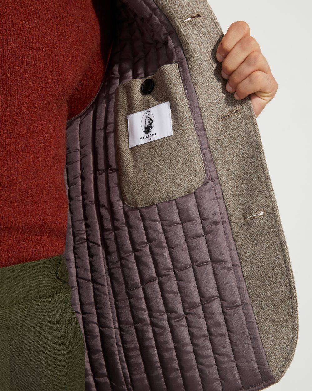 Gilet Maubourg / Flanelle chevrons