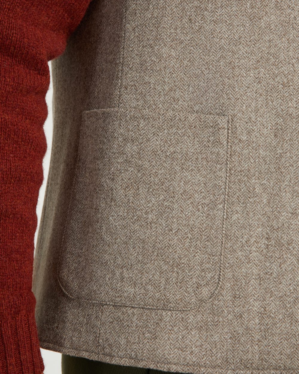 Gilet Maubourg / Flanelle chevrons