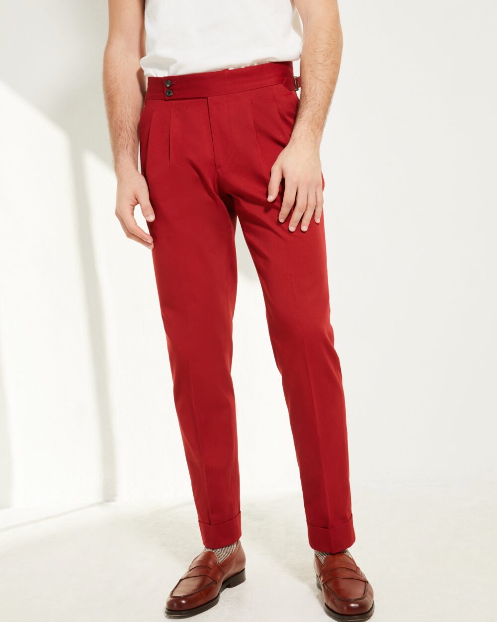 Pantalon Coupe Deux Pinces / Coton chino